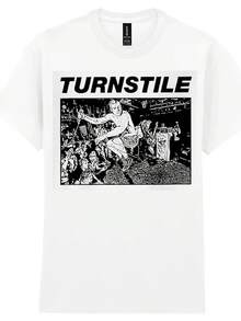 GLOW  Album Rock Band T-Shirt - White - View 1
