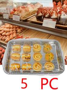 100/50/20/5-teiliges Set großer Lebensmittel-Tablettabdeckungen, Lebensmittel-Staubschutzabdeckungen, Grilltablett-Lebensmittelmatten, Kuchen- und Keks-Frischhaltefolie, transparente Deckel, essenzielle Aufbewahrungsprodukte für Restaurants, Küche, Kuchenräume, Geschenke, Reise, Camping, Grillzubehör - Übersicht 14
