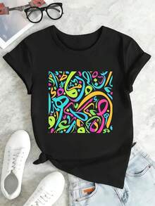 Women T-Shirts - Black - View 2