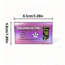 Limited Edition Transparent Rolling Papers, 32 Sheets/Pack, Multi-Color Premium Transparent Rolling Papers, Portable Single Pack! Available In 4 Colors! - View 4