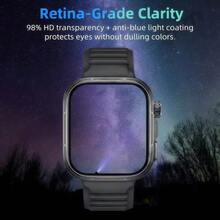 3pcs Full Coverage Curved Anti-Scratch Screen Protector Film For Huawei Watch Fit 5 Pro/Fit 5 Smart Sports Watch, Soft Hydrogel Film - Clear - View 6