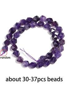 1 String Naturalism Natural Faceted Stone Beads Tricolor Tiger Suitable For Diy Bracelet Necklace Earring Making Jewelry Accessories 6 8 10mm - Multicolor - View 24