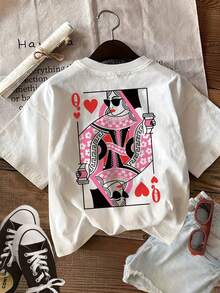Dam-T-shirts - Vitt - Visa 2