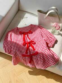 Camiseta de mujer de manga corta, moda sencilla y casual para uso diario - Rojo - Ver 6
