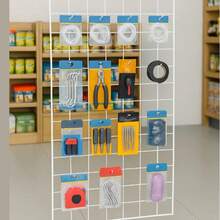 Reja de Alambre Exhibidor Tipo Malla 50 cm x 1 m – Resistente, Versátil y Fácil de Instalar | Ideal para Exhibir Accesorios, Productos y Organización Profesional en Tiendas y Negocios - Ver 4