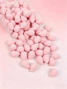 Mini Makeup Sponge Flawless For Liquid, Cream, And Powder, Multi-Color Makeup Sponges, Latex-Free Dry And Wet Dual-Use Foundation Makeup Puff, Suitable For All Skin Types. - Multicolor - View 2