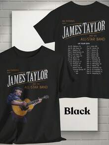 Apparel Ccert Tour 2026 James Taylor  Merch   Gift Fans James Taylor - 黑色 - 查看 1