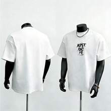 Herren Schlichte Rundhals Kurzarm Lässig Top, Alltags T-Shirt - White - View 6