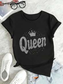 Women T-Shirts - Black - View 2