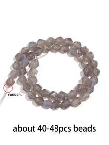 1 Strand Irregular Bead Loose Gemstone Red Coral Prehnite Agate For Holidays Gifts For Jewelry Making Diy Bracelet Earrings Accessories 6 8 10mm - Multicolor - View 25