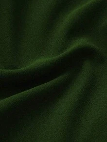 Elegante vestido maxi romántico francés con espalda descubierta, cintura ceñida y diseño calado, elegante y sexy, adecuado para Navidad, fiestas de vacaciones, citas de verano - Verde Oscuro - Ver 7