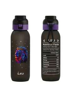 1 Sports Water Bottle, With 1 Random Flavor Pod, 33.81 Oz (Approx. 1000 Ml) Capacity, Compatible With 0 Sugar 0 Calorie Flavor Pods, Can Be Used As A Christmas Gift, Valentine's Day Gift, Or Birthday Gift. - Black - View 20