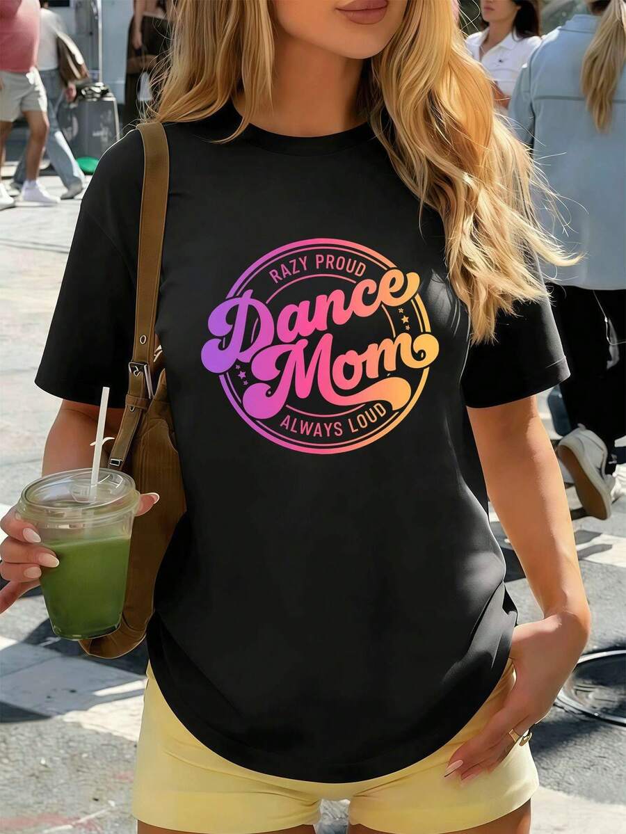 Dam-T-shirts - Svart - Visa 1