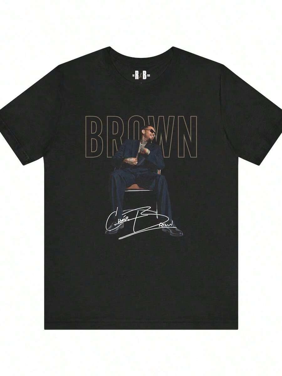 Camisetas Gráficas para Hombre, Camisetas Gráficas para Hombre de Alta Calidad al por Mayor, Camiseta de Manga Corta The R&B Tour (), Nueva Llega - Negro - Ver 1