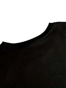 T-Shirt With 2026 Design - Regular Fit Short Sleeve T-Shirt, Suitable For The 2026 World Cup, National League - Football Fan Apparel, Casual Fan Wear, Street And Outdoor T-Shirt, Suitable For Festivals, Parties And Casual Wear - Suitable For All Seasons. - 黑色 - 查看 2