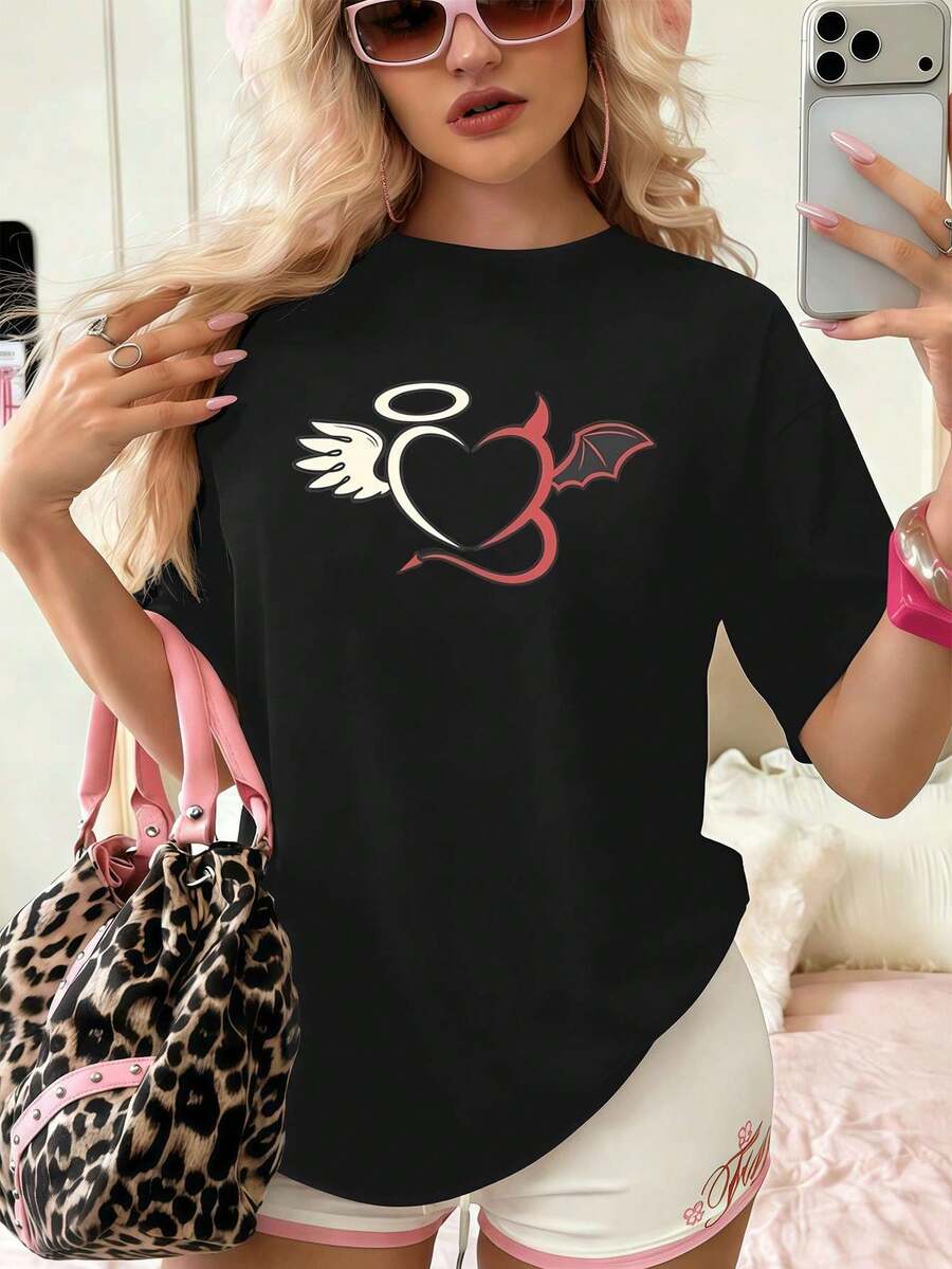 Women T-Shirts - Black - View 1