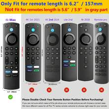 矽膠遙控器保護套 適用於 Fire TV Stick 4K Max/Insignia/Pioneer/Omni 系列 Fire TV Alexa 語音遙控器 強化版 - YMX4D-QB - 查看 3