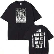 Camiseta de Verano Acacia Strain, Manga Corta, Estilo de Cantante, Camiseta con Estampado Gráfico, Cuello Redondo, Unisex, Ropa Retro - Blanco - Ver 1