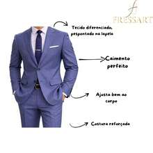 Men's Suit In Polyviscose PV For Weddings - Azul Navy - Ver 2