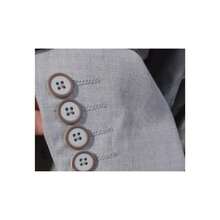 Men's Suit In Polyviscose PV For Weddings - Light Grey - View 2