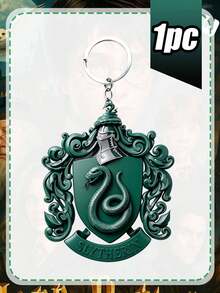 Móc khóa quà tặng Harry Potter bằng hợp kim kẽm - Sản phẩm xuất khẩu trực tuyến phổ biến - Vòng chìa khóa hợp kim kẽm - Mặt dây chuyền móc khóa - Móc khóa trường học phép thuật - Mặt dây chuyền sáng tạo - Ba lô búp bê xuyên biên giới - Quà tặng trang trí treo - Nhiều màu - Xem 7