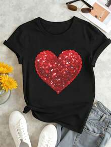 Women T-Shirts - Black - View 1