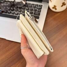 Minimalist Envelope Style Short Wallet For Women, Multi-Card Slots, Portable Functional Pouch With Elegant Vibe - Multicolor - View 4