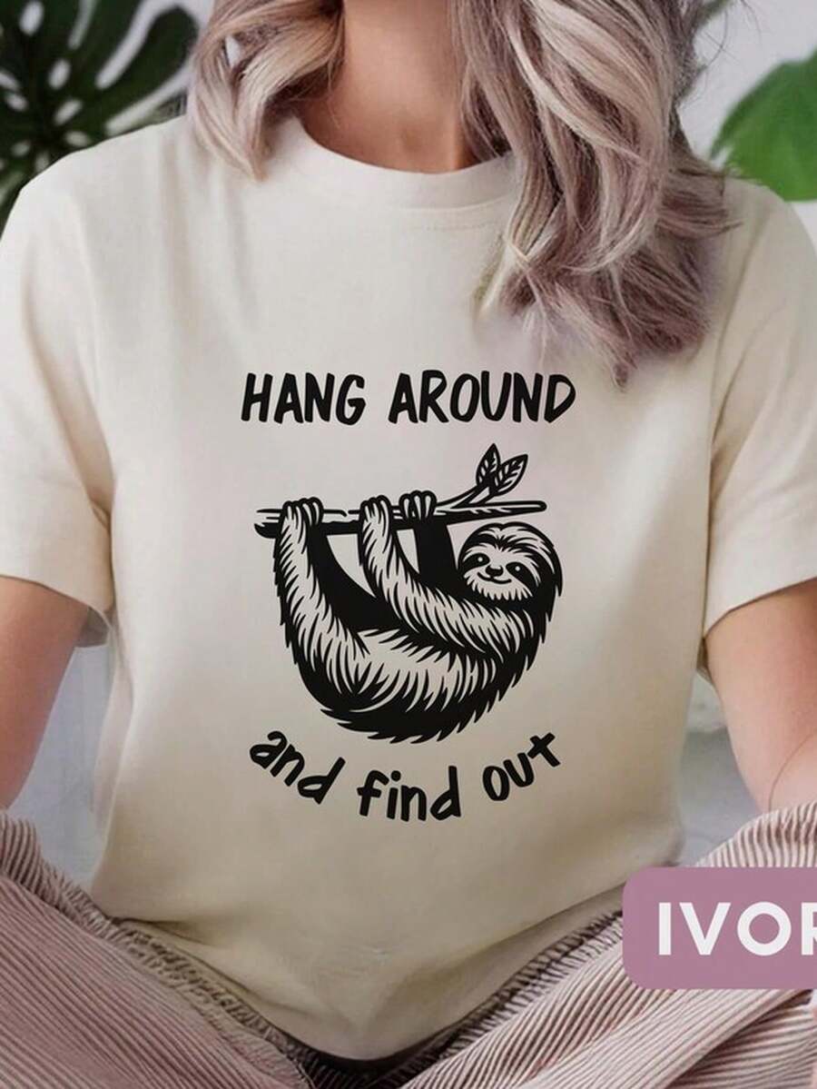 H1ang Around And Find Out other S1Hirt Funny other T1EE Cute H1anging other Graphic UniS1ex Gift.