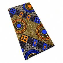 African Wax Print Fabric, Nigerian Traditional Ankara‑Style Fabric, Circular Floral Geometric Pattern Cloth, Soft Breathable Printed Textile For Women Dresses Headwrap Skirt Party Outfit DIY Sewing & Handcraft Projects - Batik Fabric - View 7