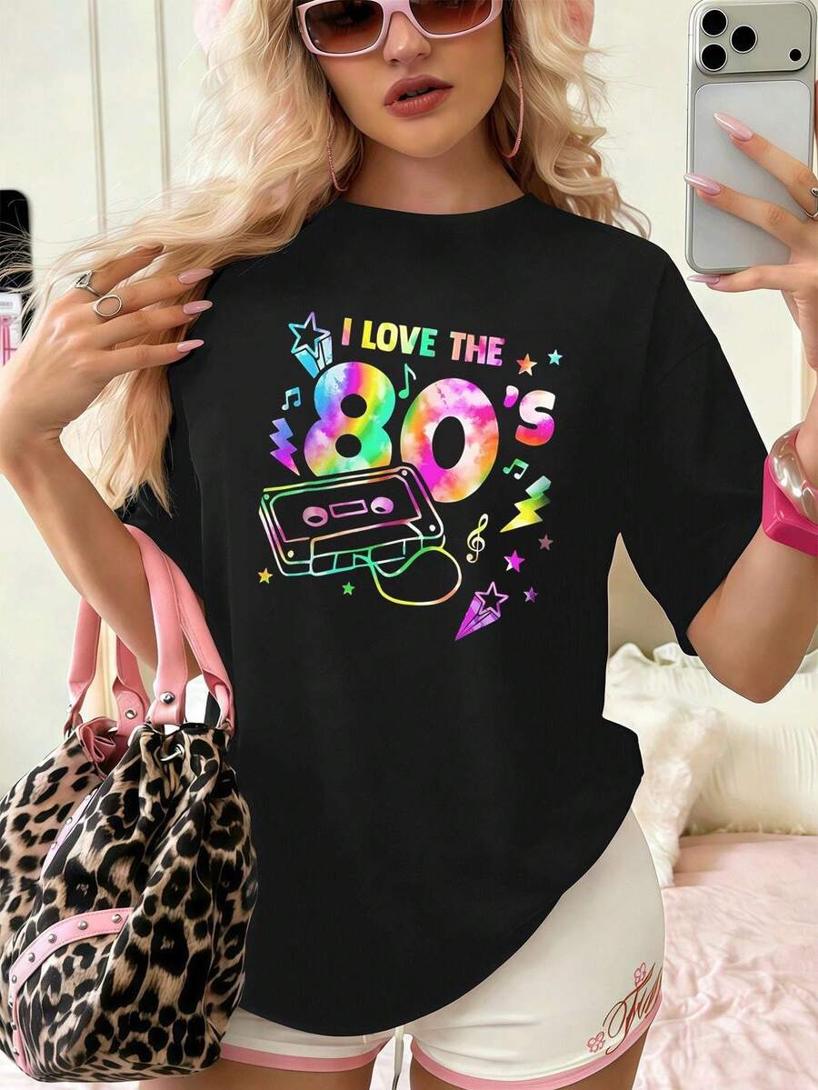 Women T-Shirts - Black - View 1