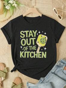Women T-Shirts - Black - View 8