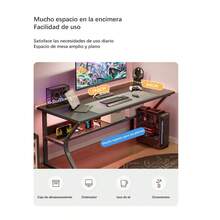 Home Office Desks - Black - View 6