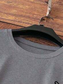 Summer Clothes 2026 Summer Shirt 2026 Loose Short Sleeve Dolman Style T-Shirt With Bow Print Loose And Comfortable Summer Tops Loose And Comfortable Summer Tops - High Quality And Breathable - 淺灰色 - 查看 5