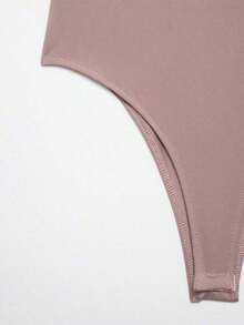 DEEKA Nuevo body de verano para mujer, de moda, sexy, con contraste de encaje halter, elegante en color rosa - Rosa - Ver 9