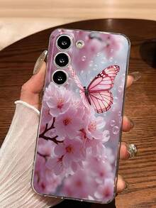 1个钻石玫瑰花透明软手机壳，兼容 17系列、荣耀、三星Galaxy A04e/12/A13/A14/A34/A50/A52/A53/A54/S21/S22/S23/S24/S25/S25 Ultra、6A/7A/8A、12T/13T - 無色 - 查看 1