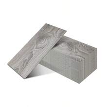 12 Peças Adesivos de Piso 3D de Grão de Madeira Vintage Antiderrapantes, Removíveis, Espessos e Duráveis, Papel de Parede Autoadesivo de Vinil Impermeável para Quarto, Banheiro, Azulejos de Cozinha, Bancada, Renovação de Móveis, Fácil de Lavar e Cuidar, Adequado para Decoração de Parede de Quarto, Banheiro, Sala de Jantar, Cozinha, Materiais de Renovação Doméstica - Multicolorido - Visão 15