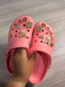 Children's Clog Shoes With Buttons, Comfortable, Soft, Crocoba - Psalm - View 1