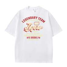 Camiseta de verano 2026 con diseño personalizado, transpirable y casual, ideal para uso diario y - Blanco - Ver 1