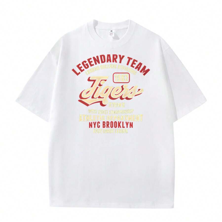 Camiseta de verano 2026 con diseño personalizado, transpirable y casual, ideal para uso diario y - Blanco - Ver 1