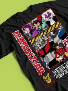 Anime Vintage Special UniS1ex T1EE, Camiseta para amantes del anime y el manga, Regalos gráficos japoneses, R Anime T1EE, Camiseta de manga, Regalos para fans del anime, REGALO. Camiseta unisex de 220 g 100% algodón Peso ideal para todas las estaciones, adecuada tanto para hombres como para mujeres. Tejido de alta calidad y duradero, suave al tacto y de larga duración. Parte superior transpirable, adecuada para la ropa de otoño de las mujeres, ropa de vacaciones, Día de la Madre, celebraciones del Día de la Independencia y como regalo. - Negro - Ver 1