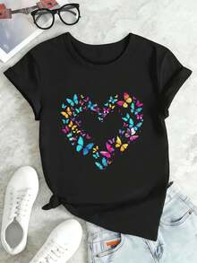 Women T-Shirts - Black - View 2