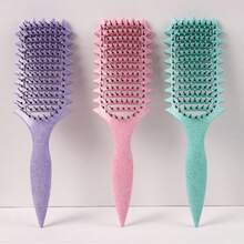 1pc Women's Curling Comb, Ventilated Styling And Setting Curly Hair, Suitable For All Hair Types, Release Curly Hair Charm, Shape And Create Perfect Style - A - View 9