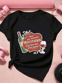 Women T-Shirts - Black - View 2