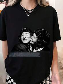 Women T-Shirts - Black - View 1