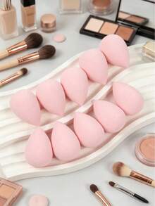 Mini Makeup Sponge Flawless For Liquid, Cream, And Powder, Multi-Color Makeup Sponges, Latex-Free Dry And Wet Dual-Use Foundation Makeup Puff, Suitable For All Skin Types. - Multicolor - View 4