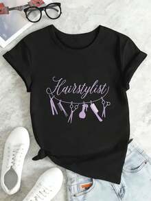 Women T-Shirts - Black - View 2