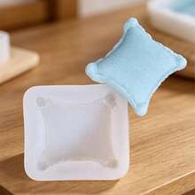 枕頭造型香氛蠟燭桌面擺飾裝飾模具 DIY 香氛石膏樹脂手工藝裝飾模具 - 抱枕 - 查看 3