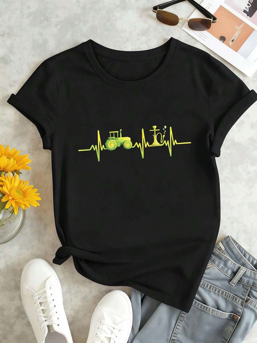 Women T-Shirts - Black - View 1