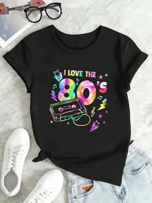 Women T-Shirts - Black - View 2