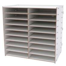YUNRUX File Racks - White - View 1